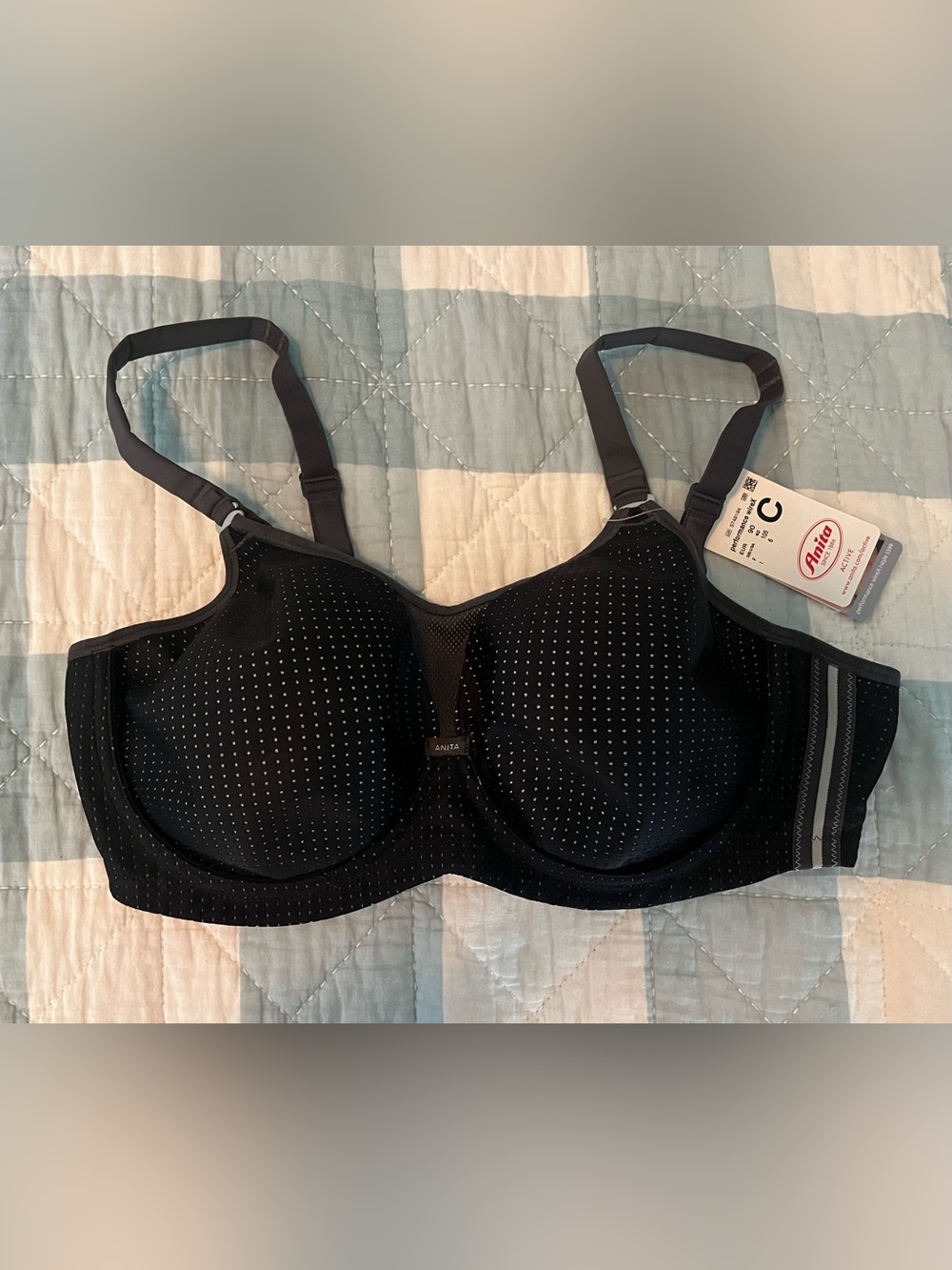 Anita Performance WireX Active Bra 40C NWT